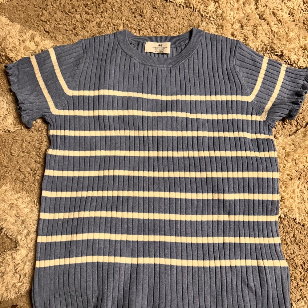 Light Carolina blue girls blouse from H&M